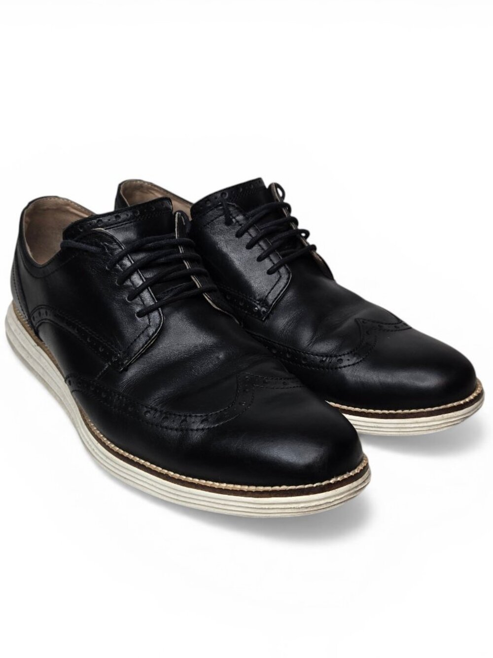 Cole Haanβ OriginalGrand Remastered Wingtip Oxford Shoes Men Dressy Preppy 12M